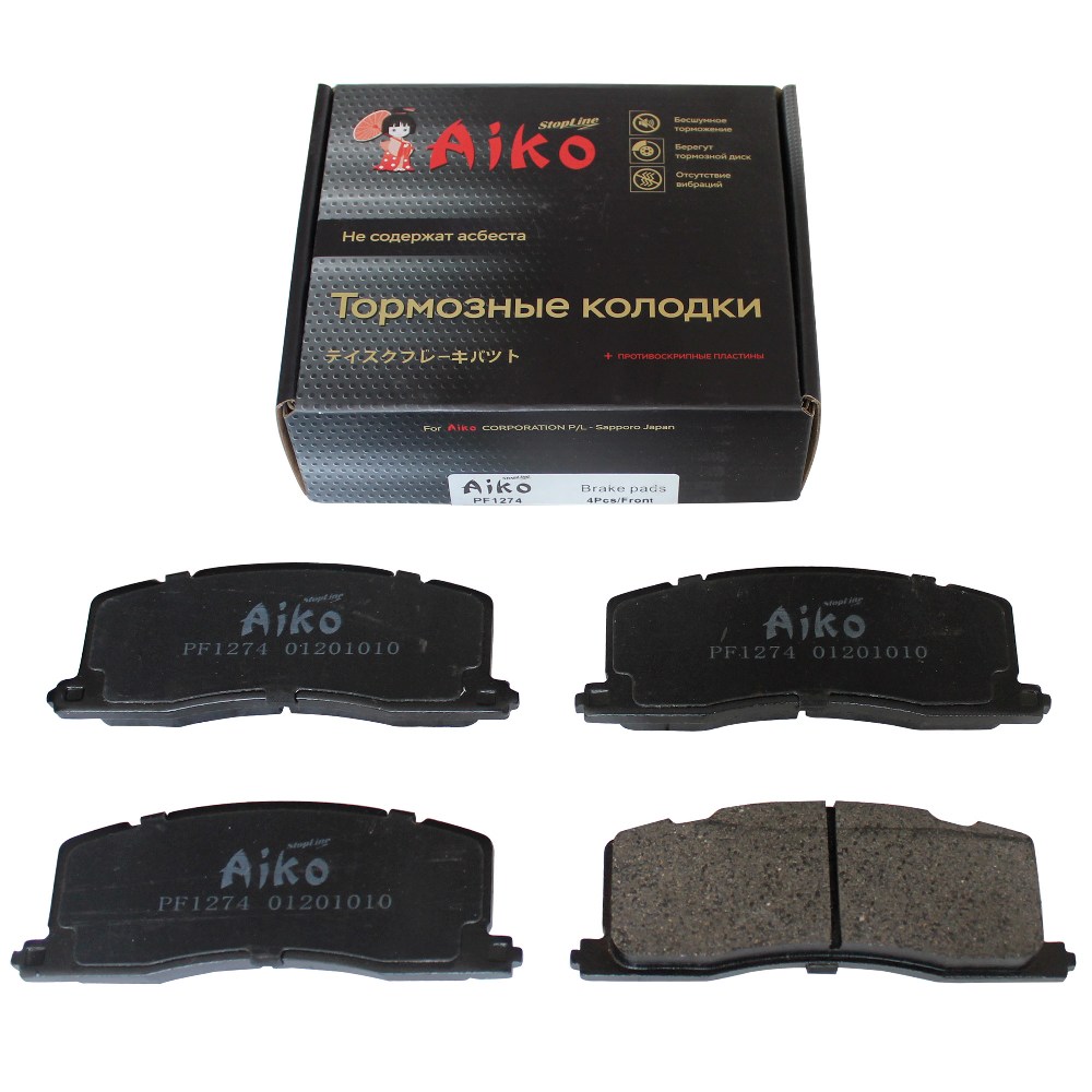 Колодки тормозные дисковые - Aiko PF1274