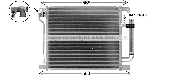 Конденсор - AVA DN5467D
