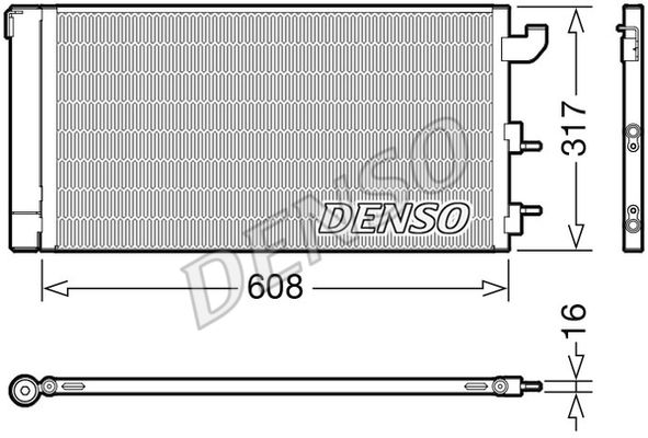 Конденсор кондиционера - Denso DCN09144