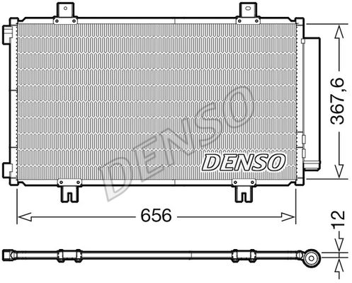 Радиатор кондиционера - Denso DCN47009