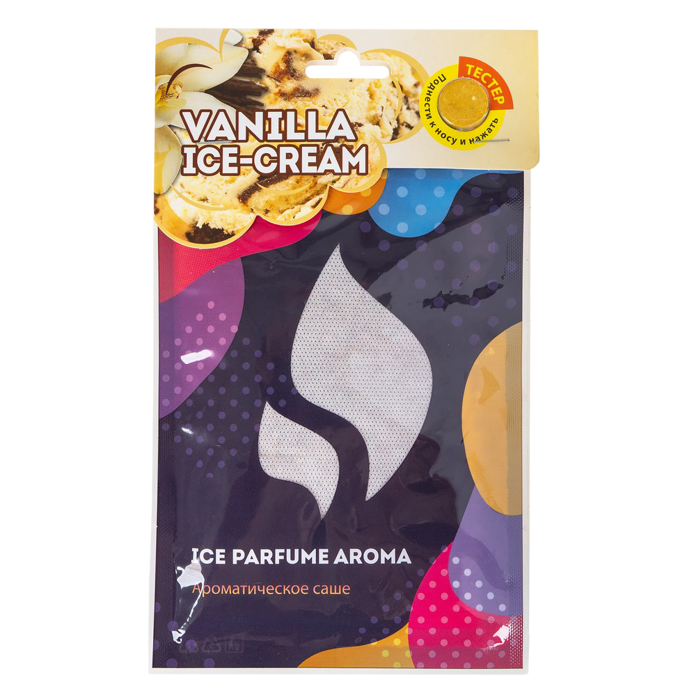 Ароматизатор под сиденье, гранулы Саше Vanilla Ice-cream - ARNEZI A1509045