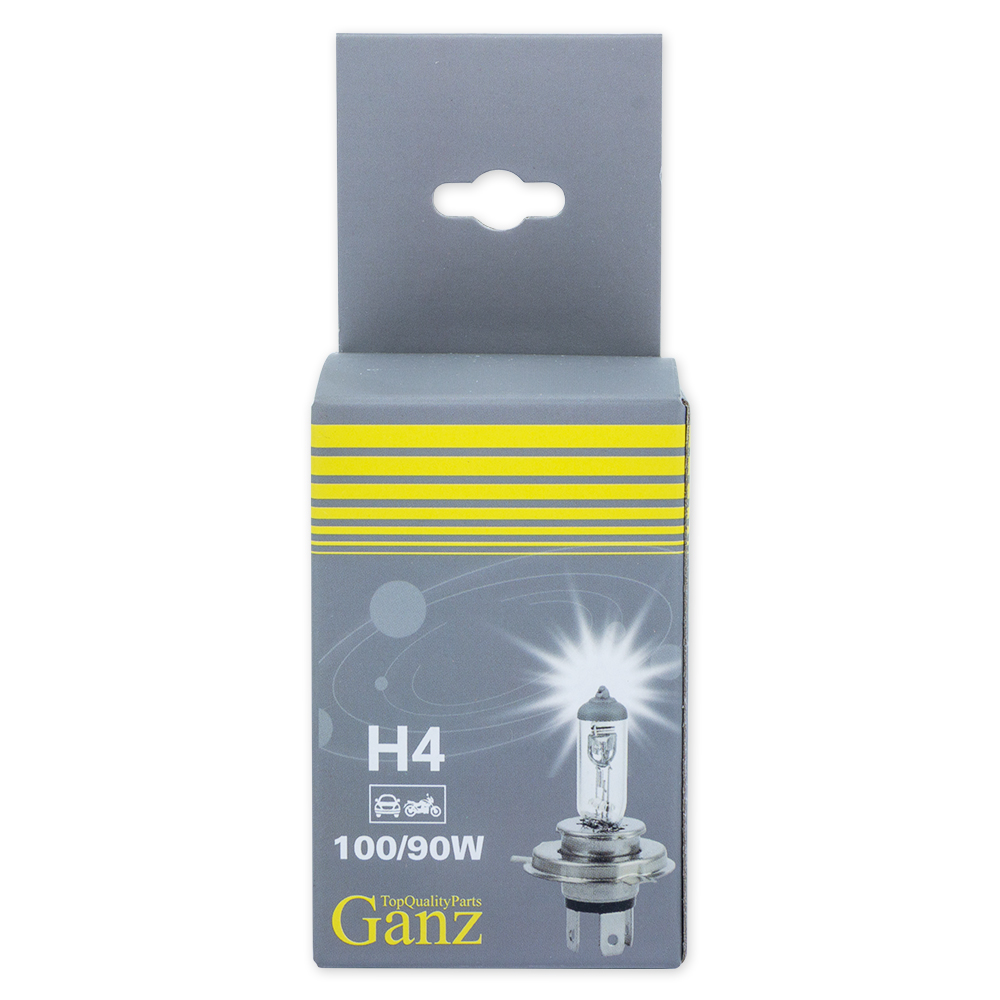 Лампа 12V H4 100/90W P43t 1 шт. картон