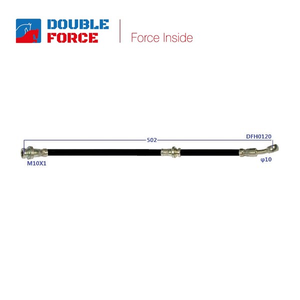 Шланг тормозной - DOUBLE FORCE DFH0120