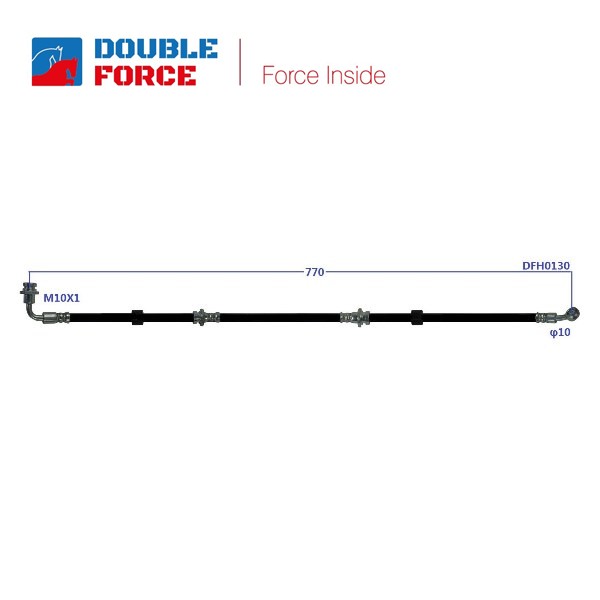 Шланг тормозной - DOUBLE FORCE DFH0130