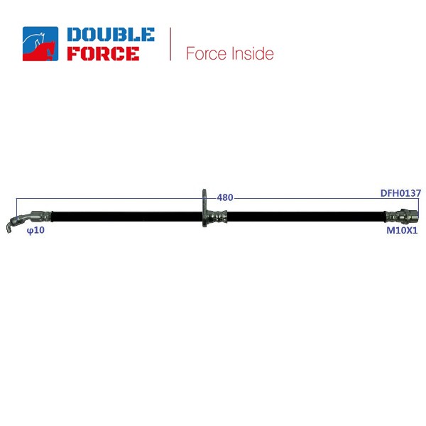 Шланг тормозной - DOUBLE FORCE DFH0137