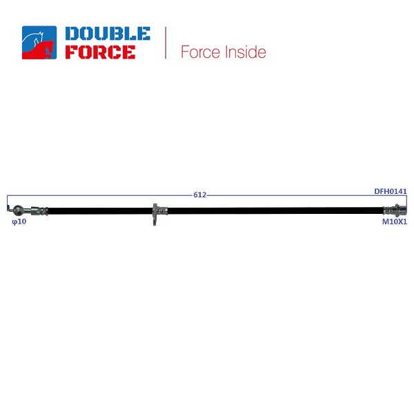 Шланг тормозной - DOUBLE FORCE DFH0141