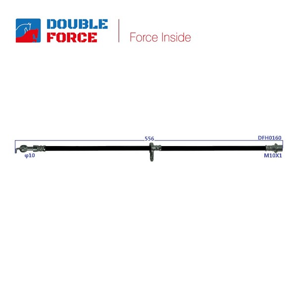 Шланг тормозной - DOUBLE FORCE DFH0160