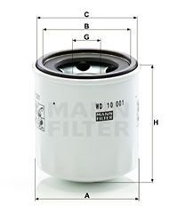 Фильтр акпп - Mann WD 10 001 x