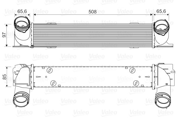 Интеркулер - Valeo 818553
