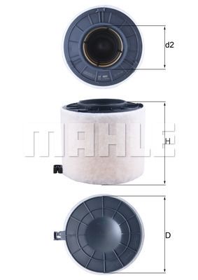 Фильтр воздушный - Knecht LX 4410