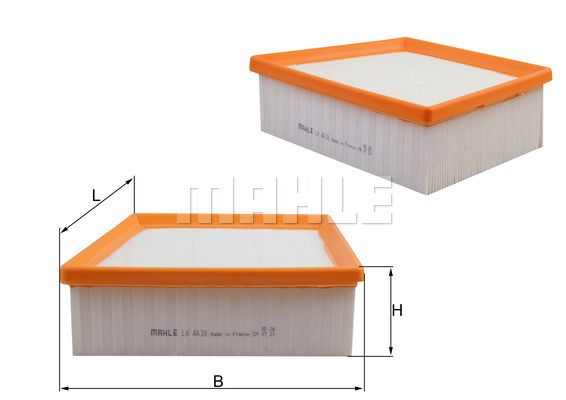 Фильтр воздушный - Knecht LX 4638