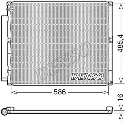 Радиатор кондиционера - Denso DCN50113