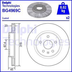 BG4969C Запчасть Delphi