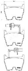 Колодки тормозные дисковые - Japanparts PA-0922AF