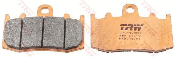 Колодки тормозные дисковые передн bmw: r 850 01-, r 1100 12/00-03, r 1 - TRW MCB748SRT