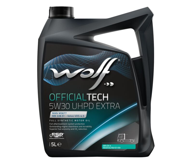 Масло моторное синтетическое 5w-30 , 5л - Wolf 8335457