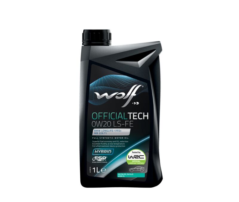 Масло моторное wolf officialtech 0w20 ls-fe 1l - Wolf 8339271