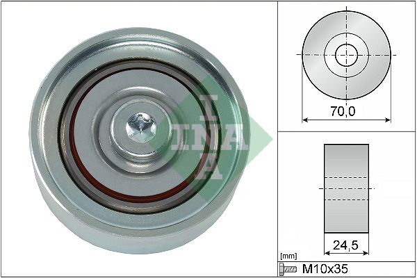 Ролик промежуточный навесного оборудования - INA 532 0583 10