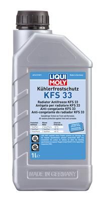 Антифриз, концентрат Kuhlerfrostschutz KFS 33, сине-зелёный, 1л - Liqui Moly 21130