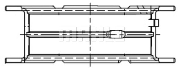 Вкладыш - Mahle 001 FL 21834 000