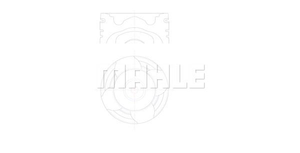 Поршнекомплект - Mahle 227 PI 00142 000