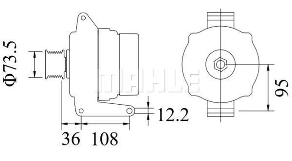 Генератор - Mahle MG 936