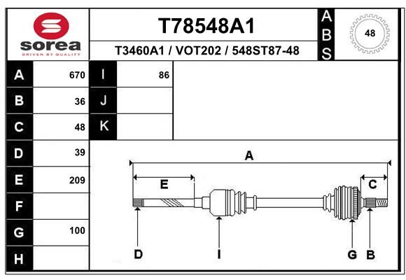 T78548A1 Запчасть EAI