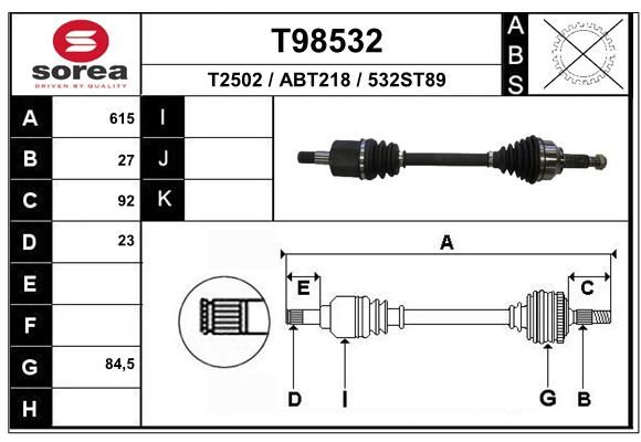 T98532 Запчасть EAI