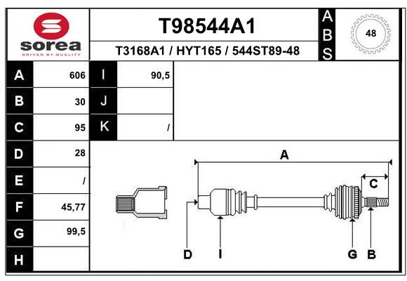 T98544A1 Запчасть EAI