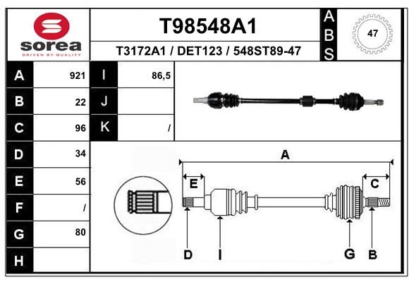 T98548A1 Запчасть EAI