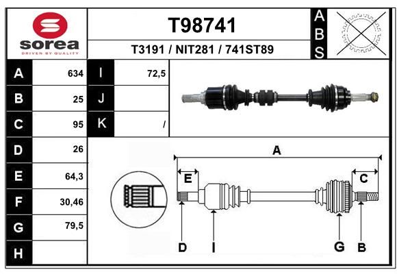 T98741 Запчасть EAI