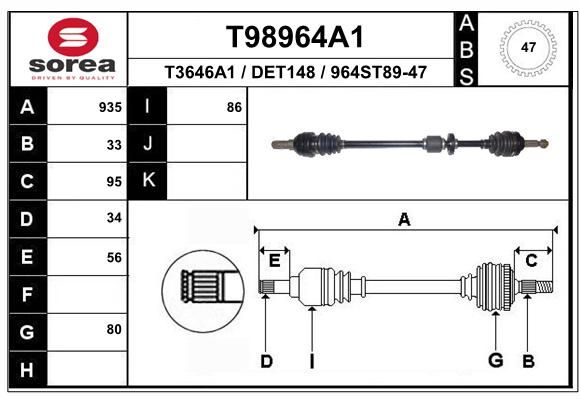 T98964A1 Запчасть EAI