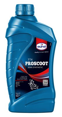 Масло для 2-Х такт. двиг. eurol TTX proscoot API TС, jaso FС (п/синт. - EUROL E128428-1L