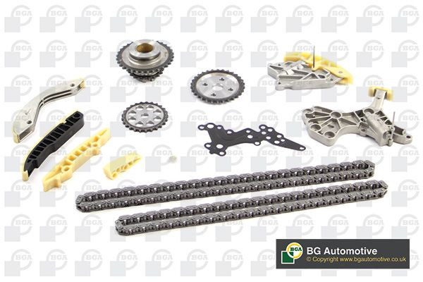 Комплект цепи ГРМ VW jetta 2.5 (2480cc) 2005-2010 - BGA TC9605FK