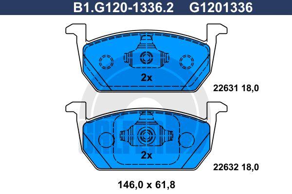 B1.G120-1336.2 Запчасть GALFER
