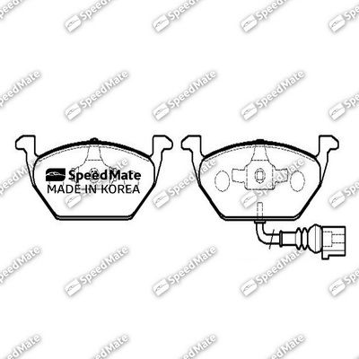 | перед | - SpeedMate SM-BPE125