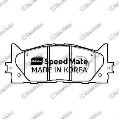 Колодки toyota camry (v40)(2006-2011) | перед | - SpeedMate SM-BPJ009