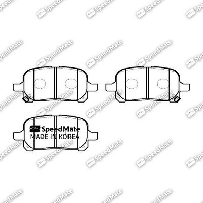| перед | - SpeedMate SM-BPJ102