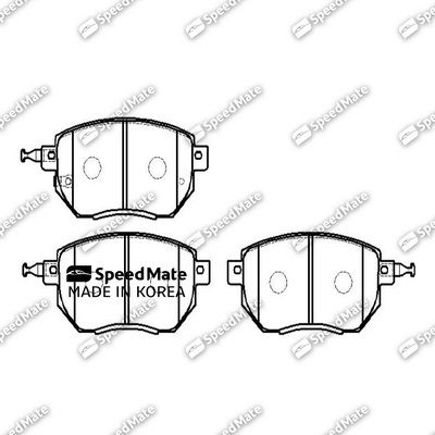 | перед | - SpeedMate SM-BPJ217