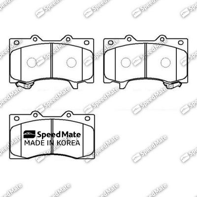 Колодки nissan Patrol III (y62) 2010- - SpeedMate SMBPJ260