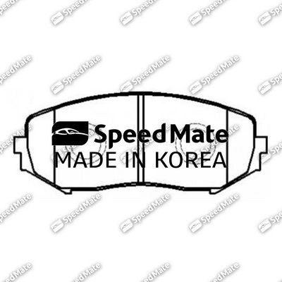 Колодки тормозные дисковые | перед | - SpeedMate SM-BPJ429