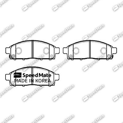 | перед | - SpeedMate SM-BPJ658