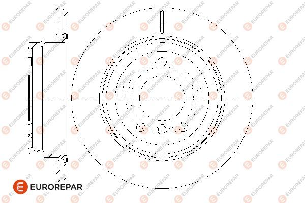 Диск тормозной | зад | - EUROREPAR 1667861480
