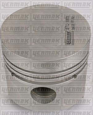 82,00 Поршень с кольцами + палец - YENMAK 31-03007-000