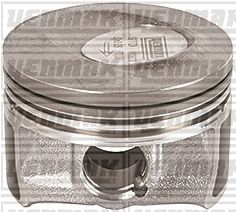 71,00 mm. Поршень с кольцами (1x1,2x2,0) + палец - YENMAK 31-30014-000