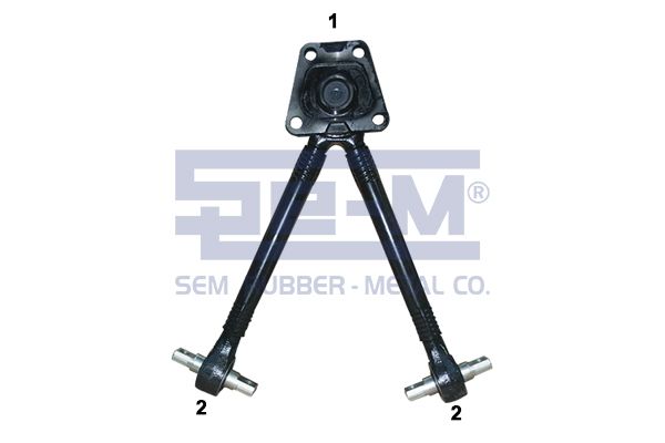 Тяга реактивная v-образная DAF CF e6/f7 l 609, d 23, AX 130 ММ (2001491) SEM - SEM LASTIK 16199