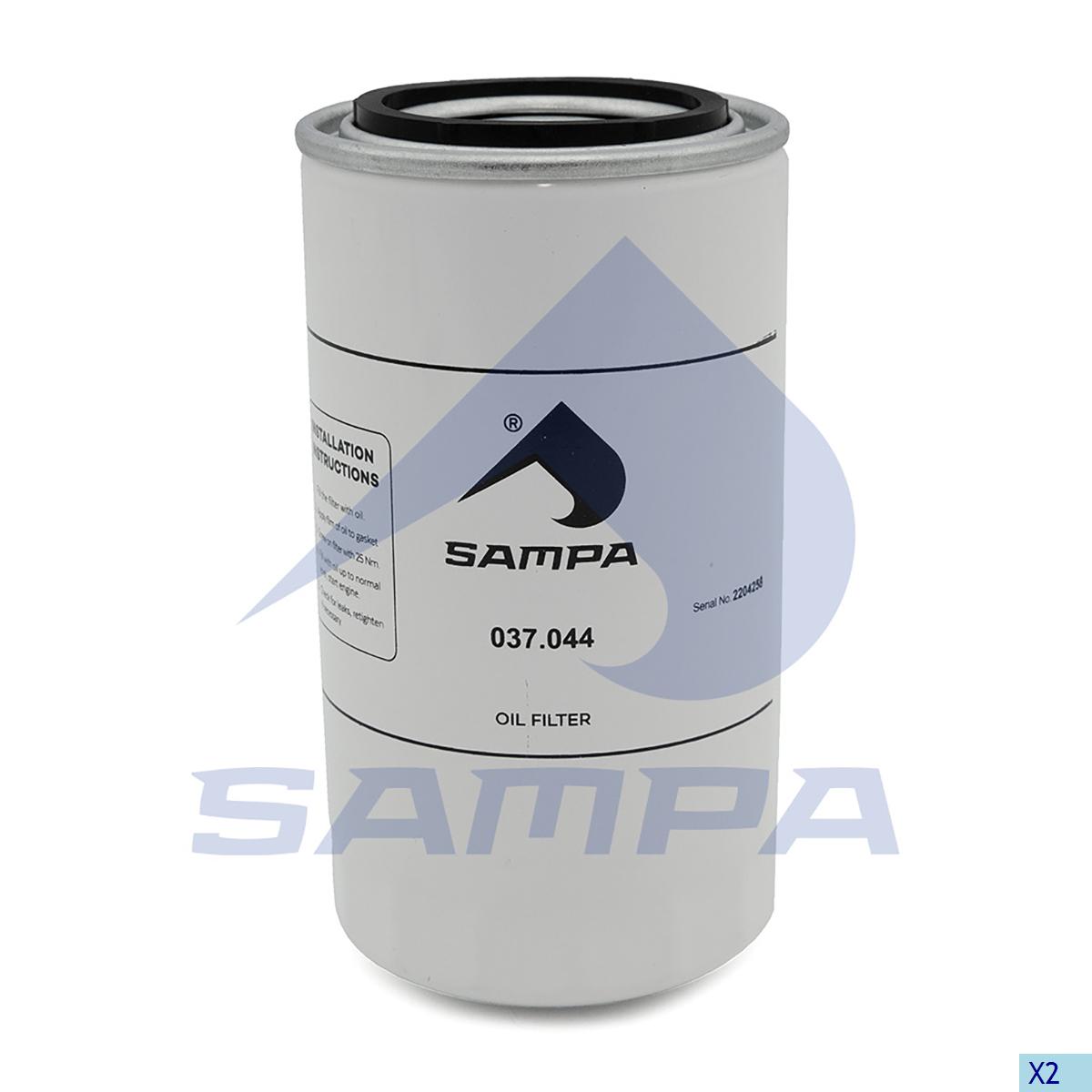 Фильтр масляный HCV - SAMPA 037.044