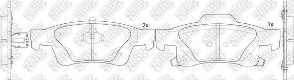 Колодки тормозные дисковые | зад | - NIBK PN0834S