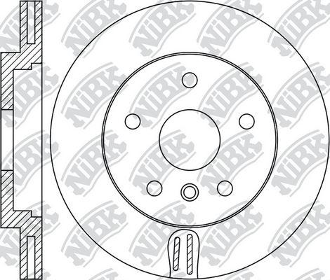 Диск тормозной | перед | - NIBK RN2057