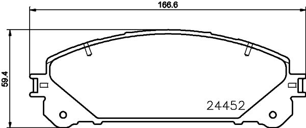 Колодки тормозные дисковые Strong Ceramic | перед | - Nisshinbo NP1109SC